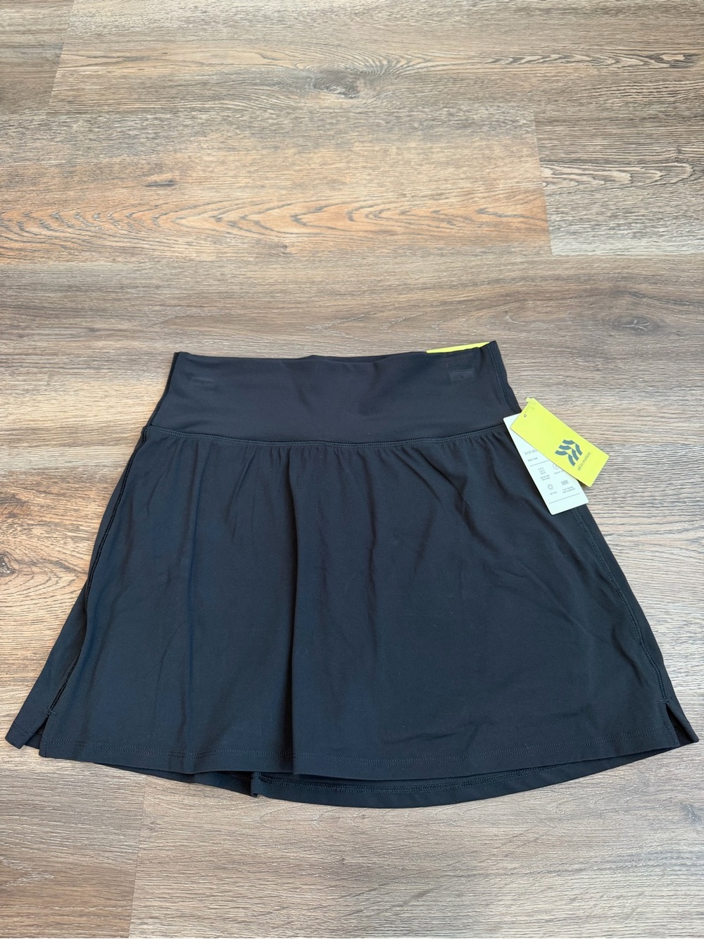 NWT All in Motion Everyday Soft Mid Rise Skort Black Size Small Golf Tennis